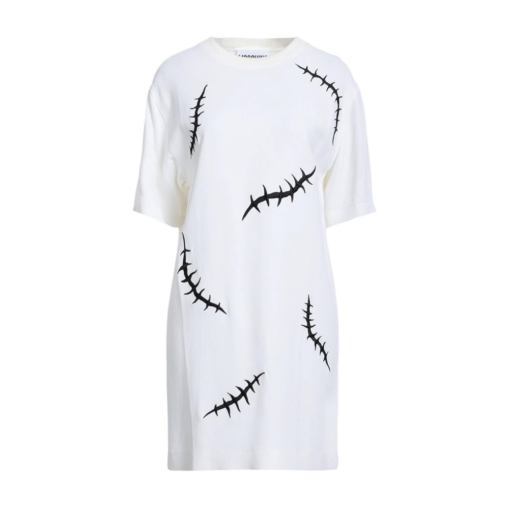 Moschino 2020 Halloween Scar Embroidered T-Shirt Dress